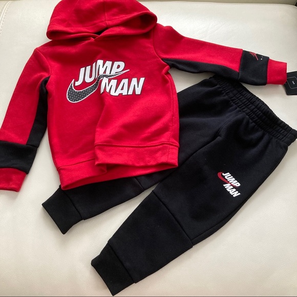 Nike jump man warm hoodie pants set 4008 - Picture 4 of 4